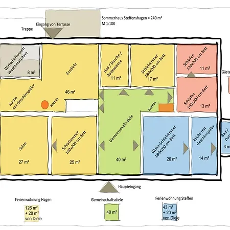 Апартаменты Charmante Mit Terrasse In